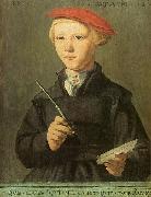 Jan van Scorel Portrait of a young scholar china oil painting artist